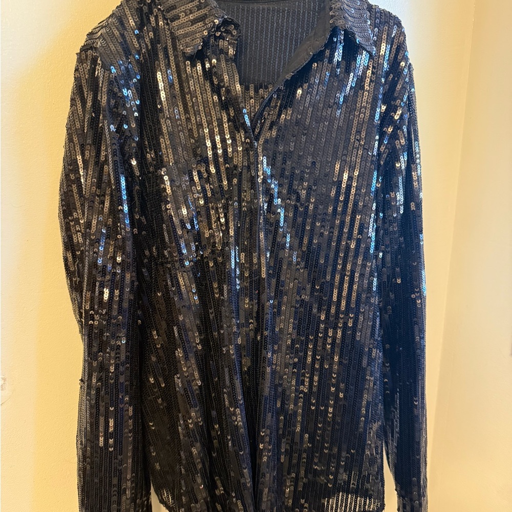 Sequin Black Jacket - image 2